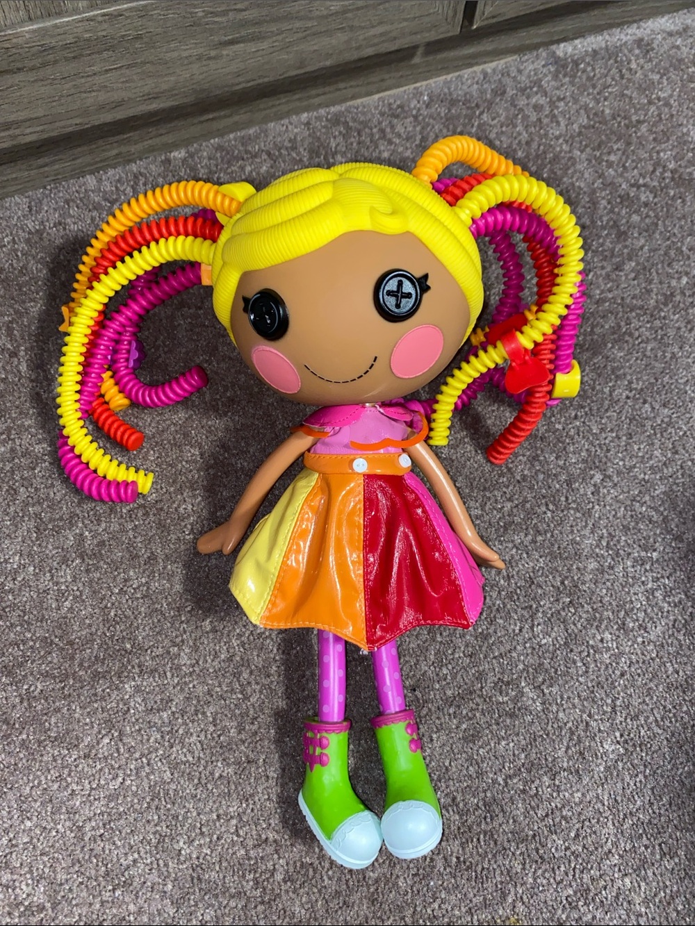 Lalaloopsy Silly Hair April Sunsplash 12" Doll - MGA 2010 w Hair Accessories EUC